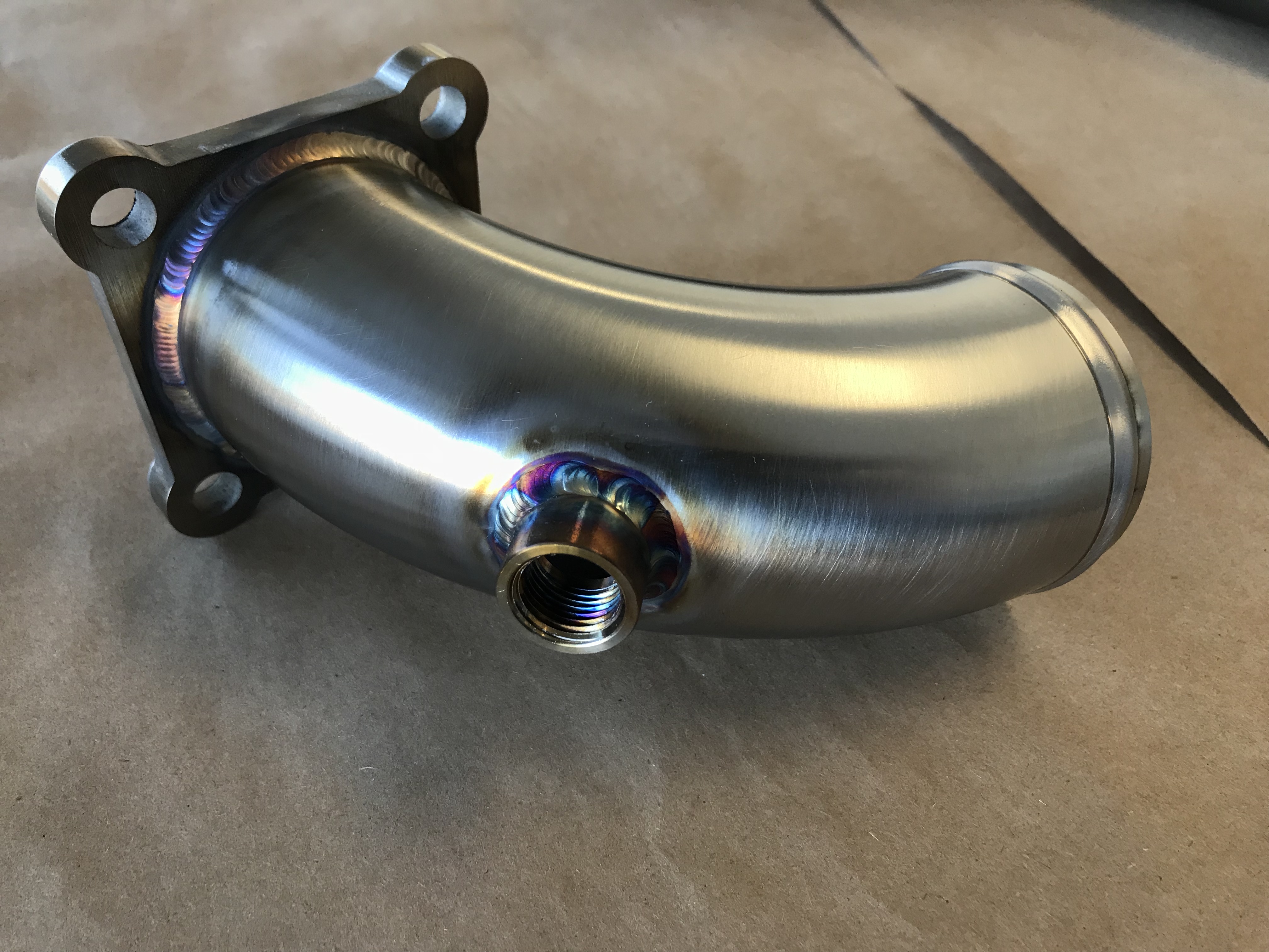 AF DSM 2.5” Stainless Steel  Throttle Body Elbow
