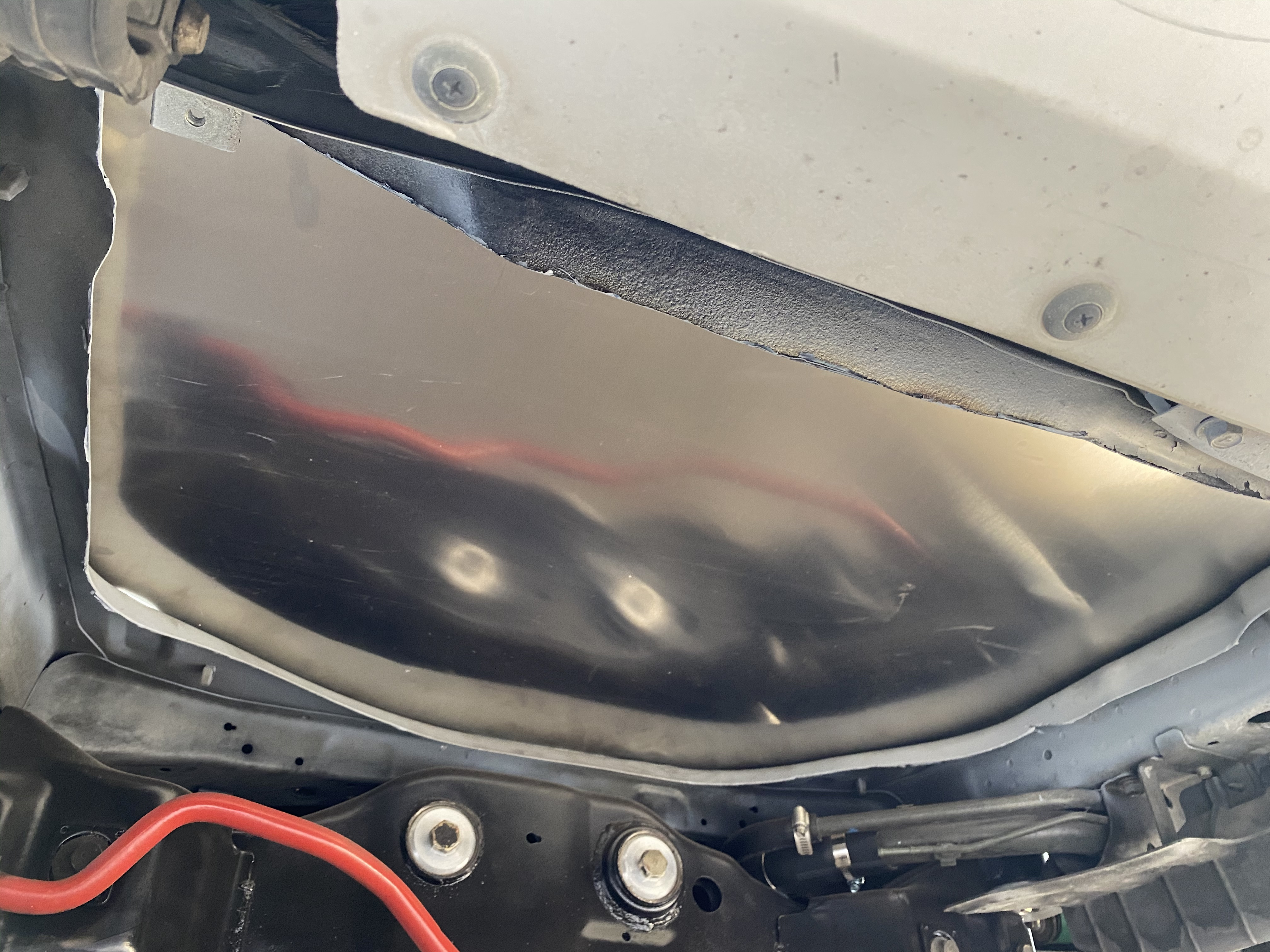 AF 2G DSM Aluminum Spare Tire well Delete panel