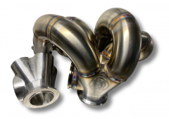 AF BILLET SERIES Evo 8/9 Open Scroll Forward Facing Turbo Manifold
